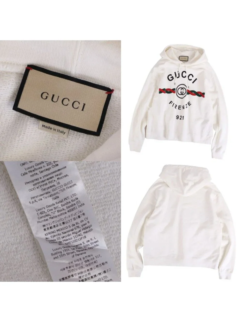 Gucci Hoodie Sweatshirt Long Sleeves